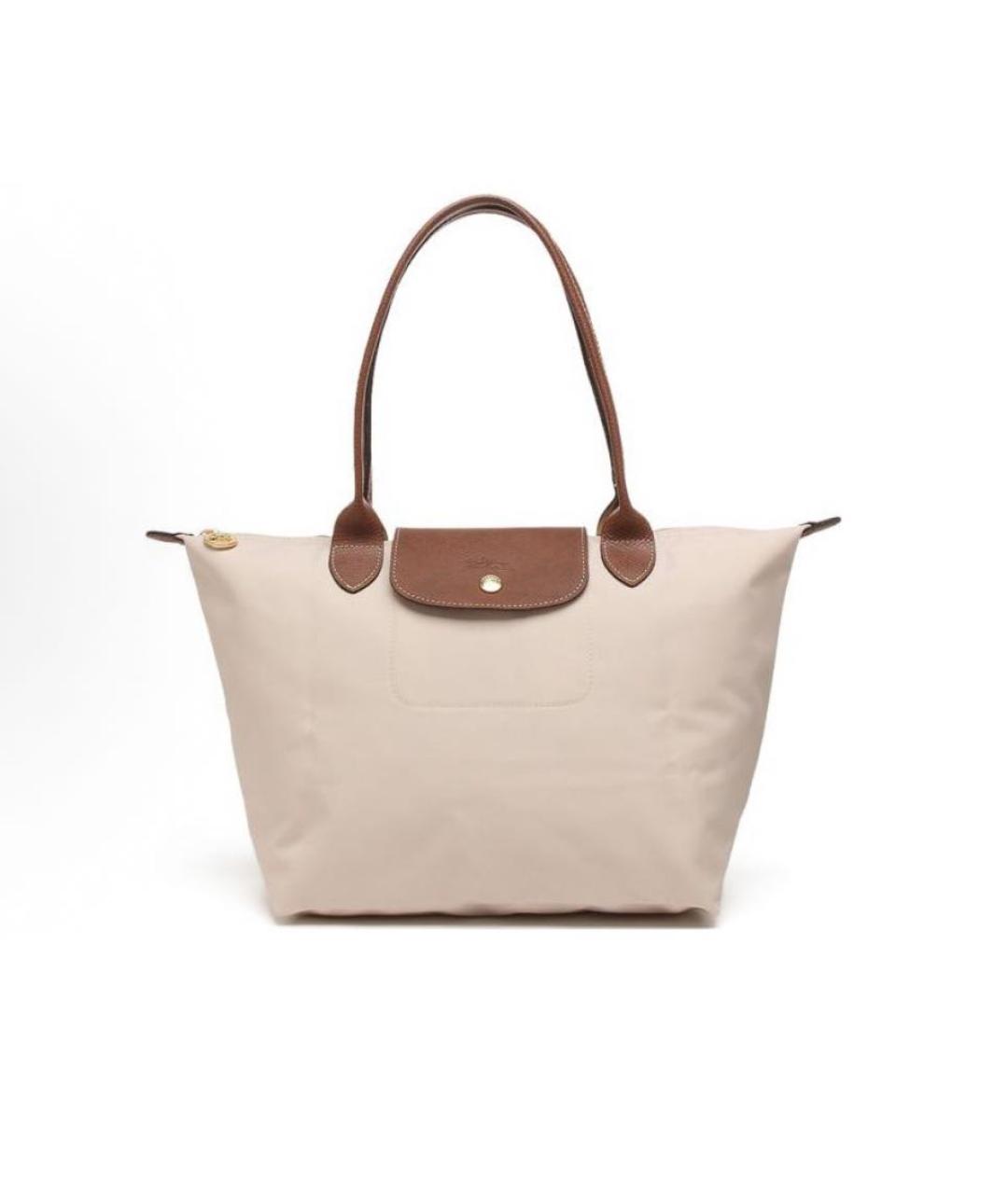 LONGCHAMP Бежевая пляжная сумка, фото 9
