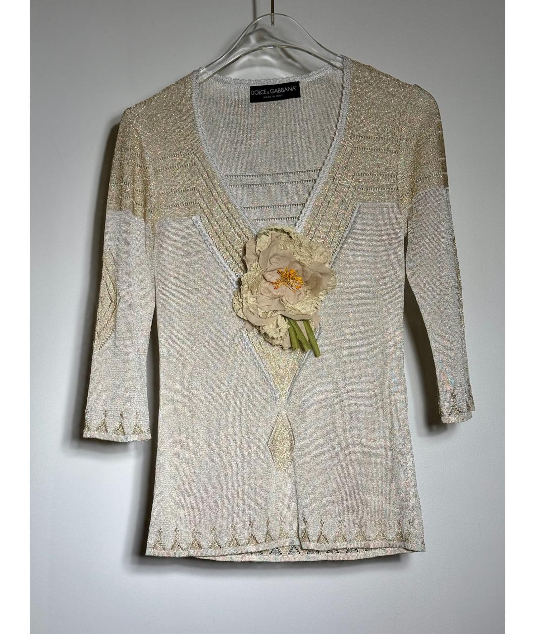 DOLCE&GABBANA Бежевая блузы, фото 3