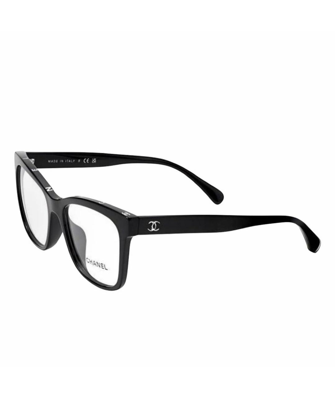 CHANEL Черные пластиковые солнцезащитные очки, фото 2