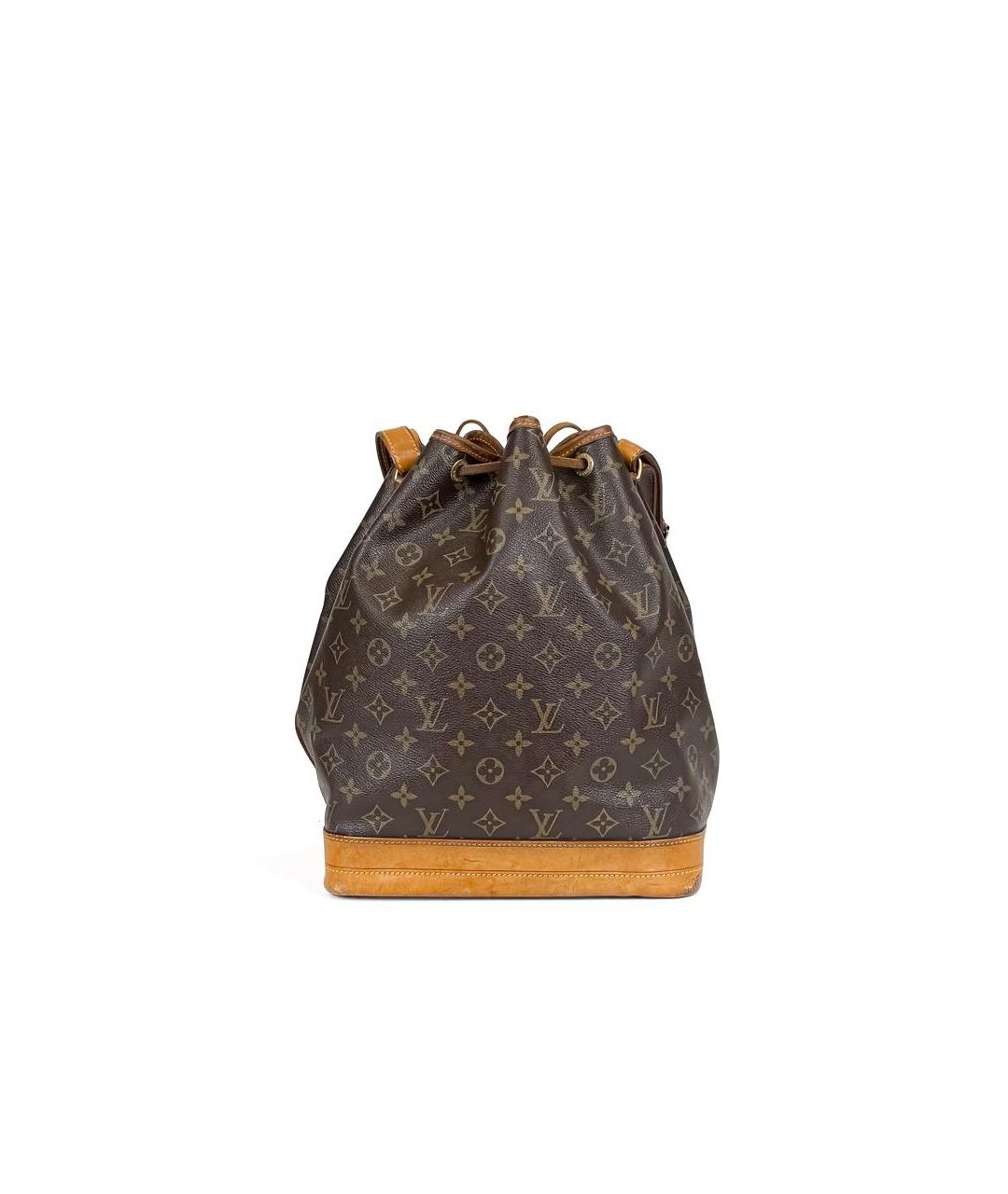 LOUIS VUITTON Коричневая кожаная сумка через плечо, фото 3