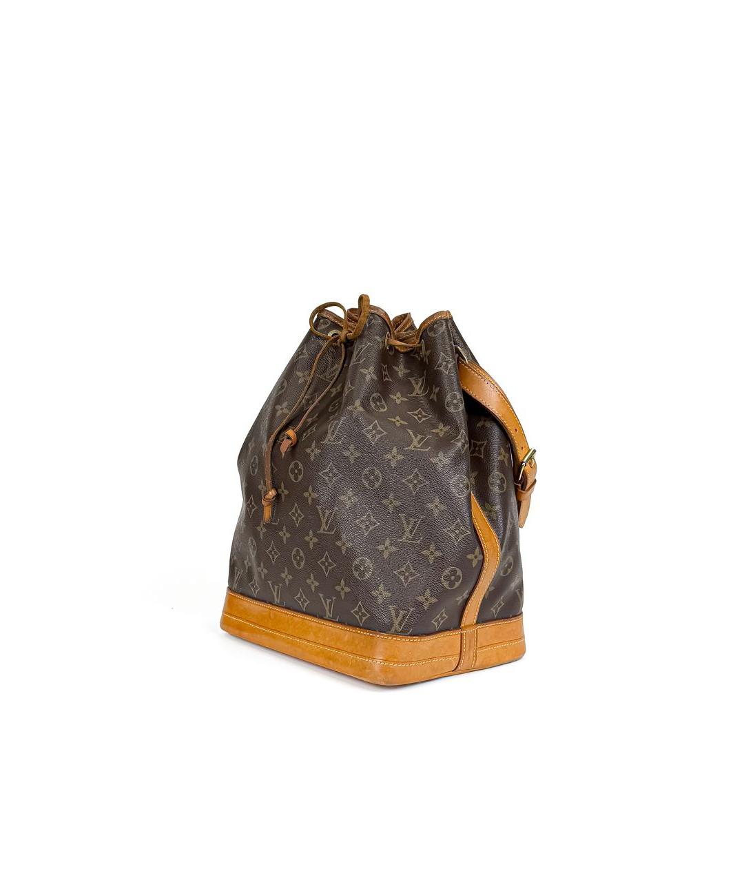 LOUIS VUITTON Коричневая кожаная сумка через плечо, фото 2