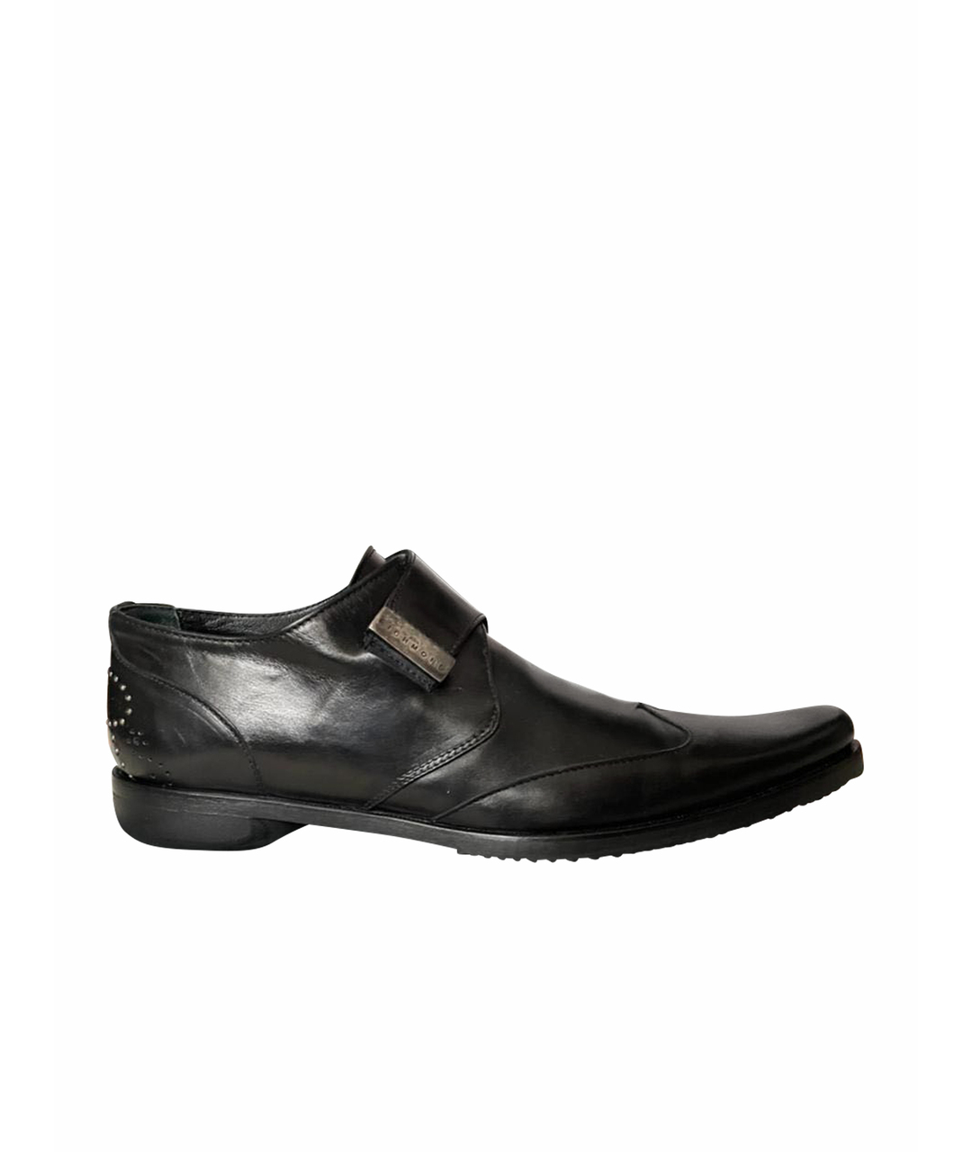 JOHN RICHMOND Черные кожаные туфли, фото 1