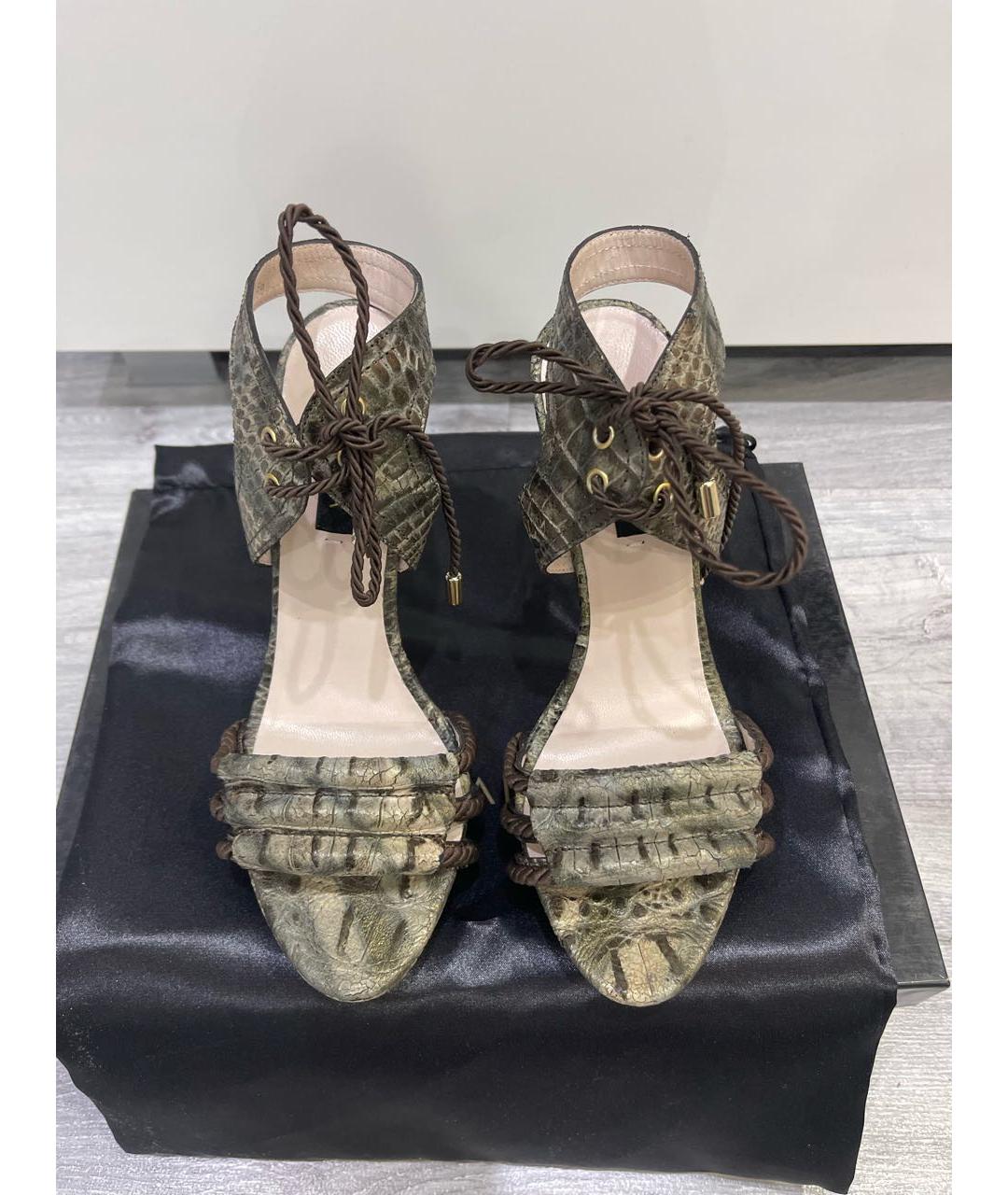 ESCADA Кожаные босоножки, фото 2
