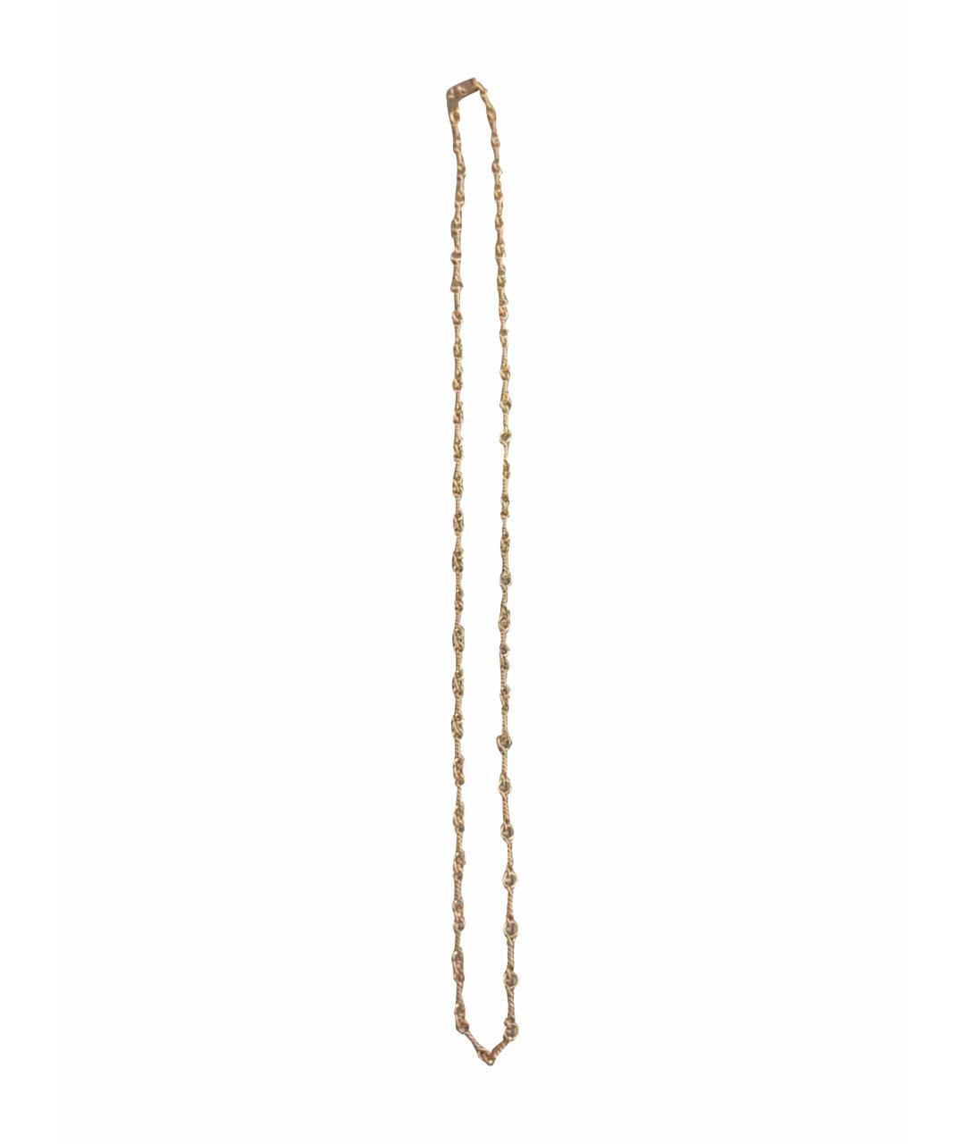 CHROME HEARTS Золотая цепочка из желтого золота, фото 1
