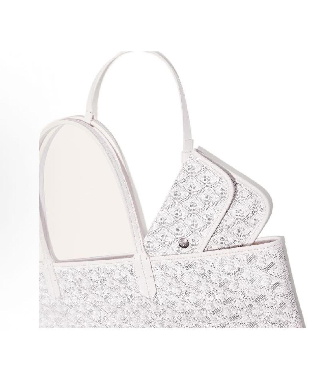 GOYARD Белая сумка тоут, фото 4