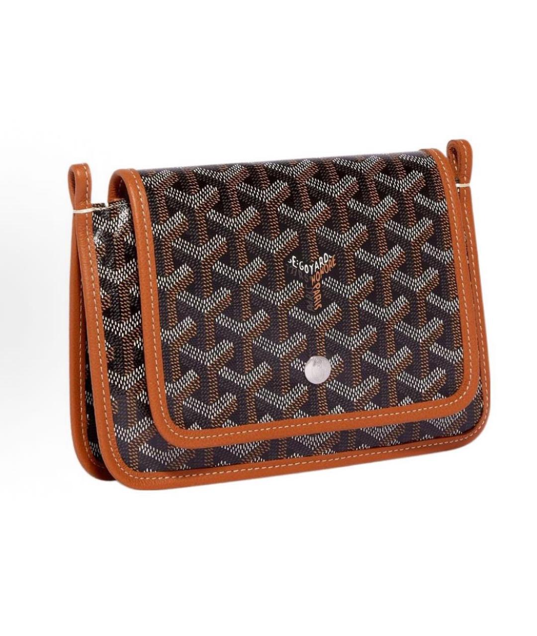 GOYARD Темно-синяя кожаная сумка через плечо, фото 2
