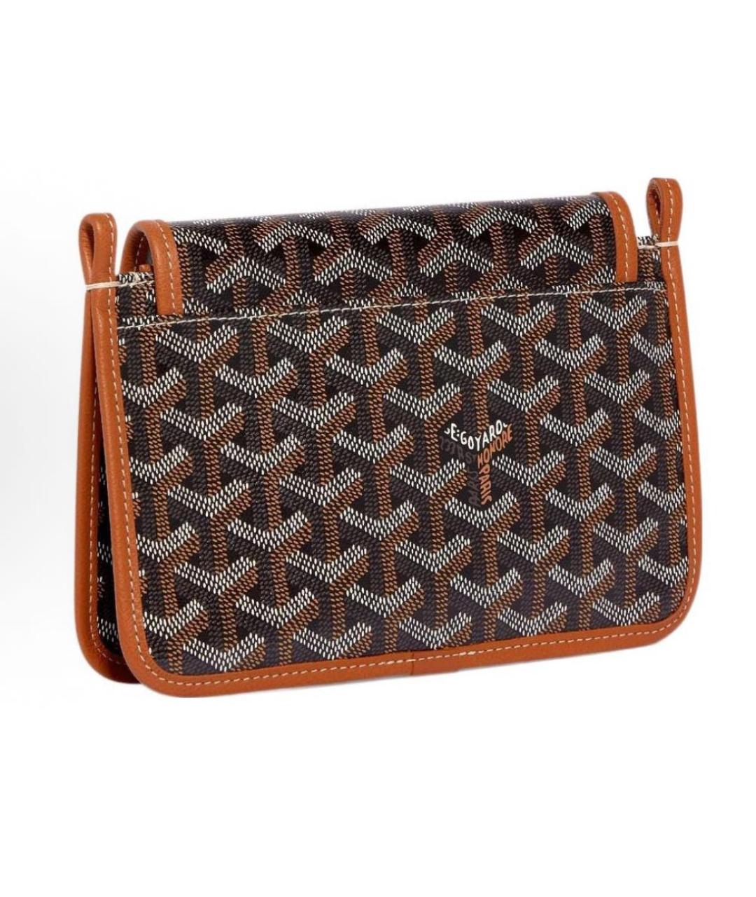 GOYARD Темно-синяя кожаная сумка через плечо, фото 3