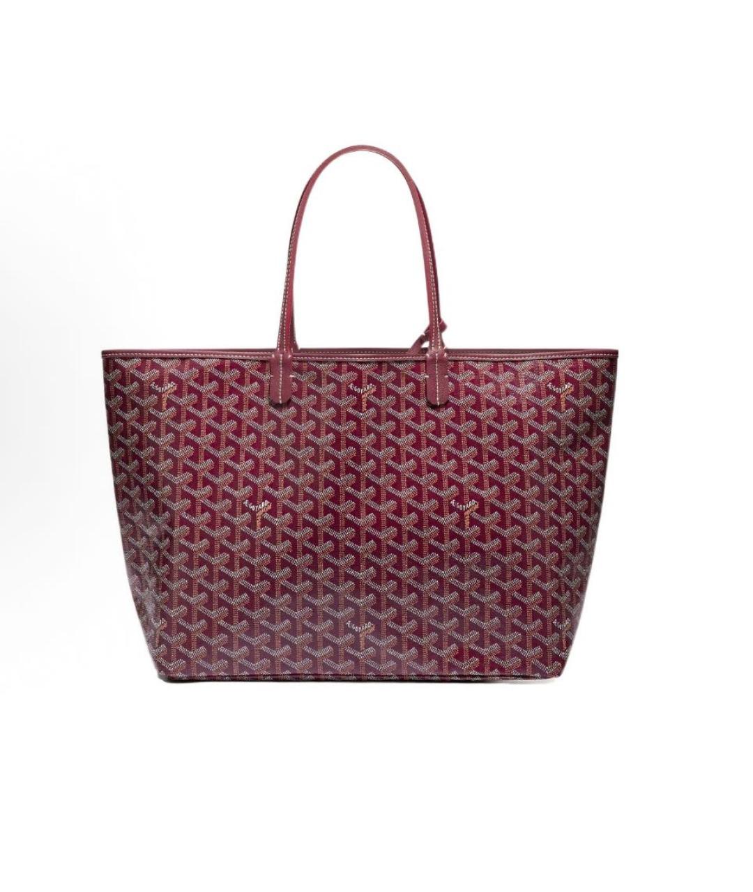 GOYARD Бордовая сумка тоут, фото 2