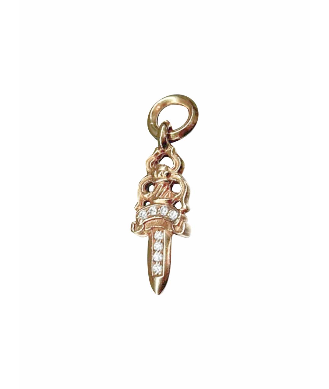 CHROME HEARTS Золотая подвеска из желтого золота, фото 1