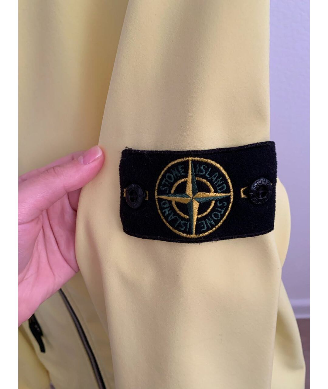 STONE ISLAND Желтая спортивная куртка, фото 5