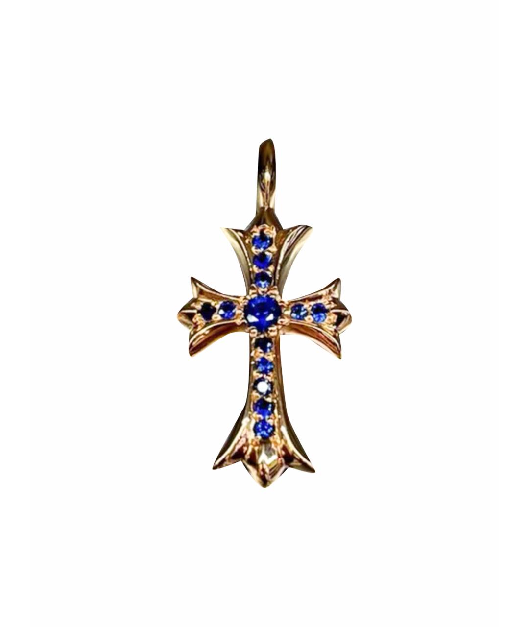 CHROME HEARTS Золотая подвеска из желтого золота, фото 1