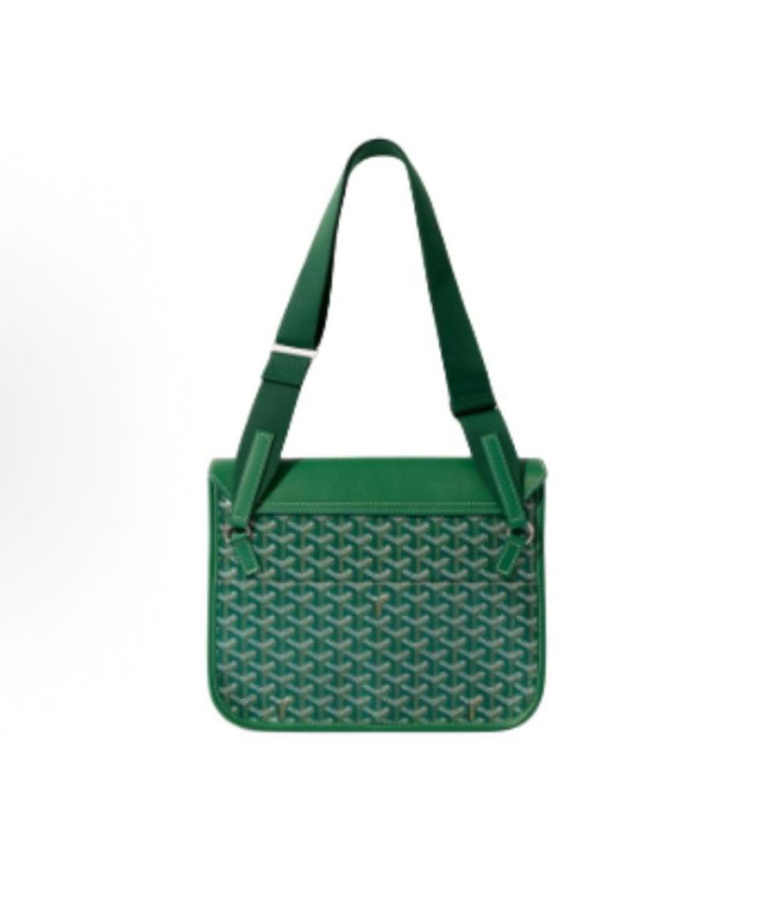 GOYARD Зеленая кожаная сумка через плечо, фото 3