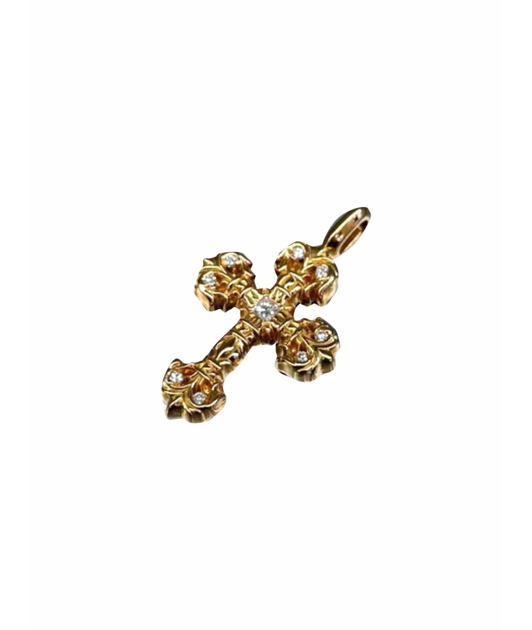 CHROME HEARTS Золотая подвеска из желтого золота, фото 2