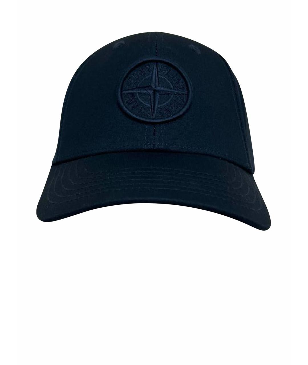 STONE ISLAND Темно-синяя кепка/бейсболка, фото 1