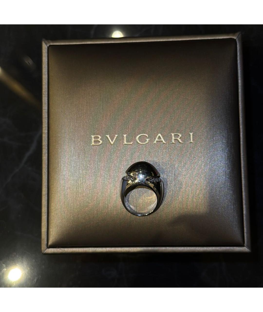 BVLGARI Кольцо из белого золота, фото 2