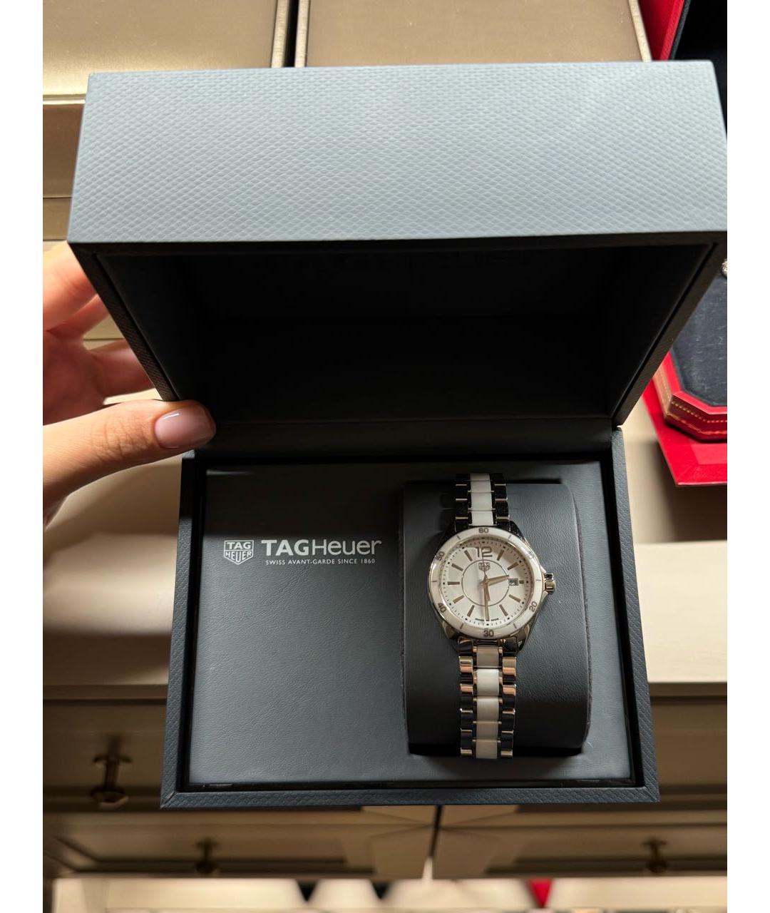 TAG HEUER Белые часы, фото 2