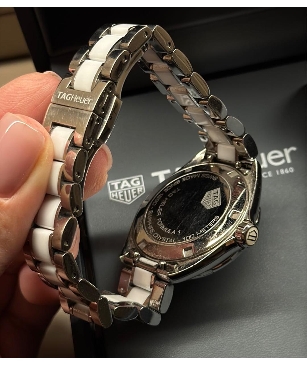 TAG HEUER Белые часы, фото 3