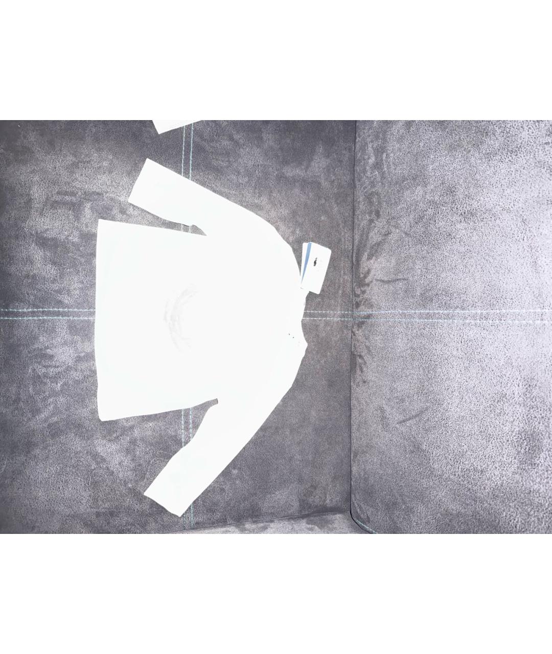 EMPORIO ARMANI Белая хлопковая детская футболка, фото 5