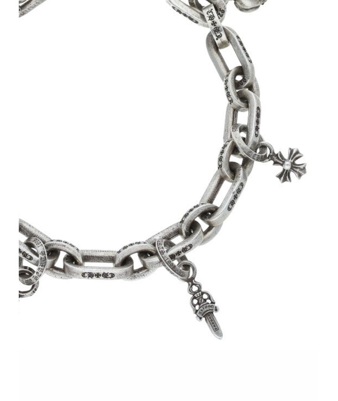 CHROME HEARTS Серебряная серебряная цепочка, фото 2