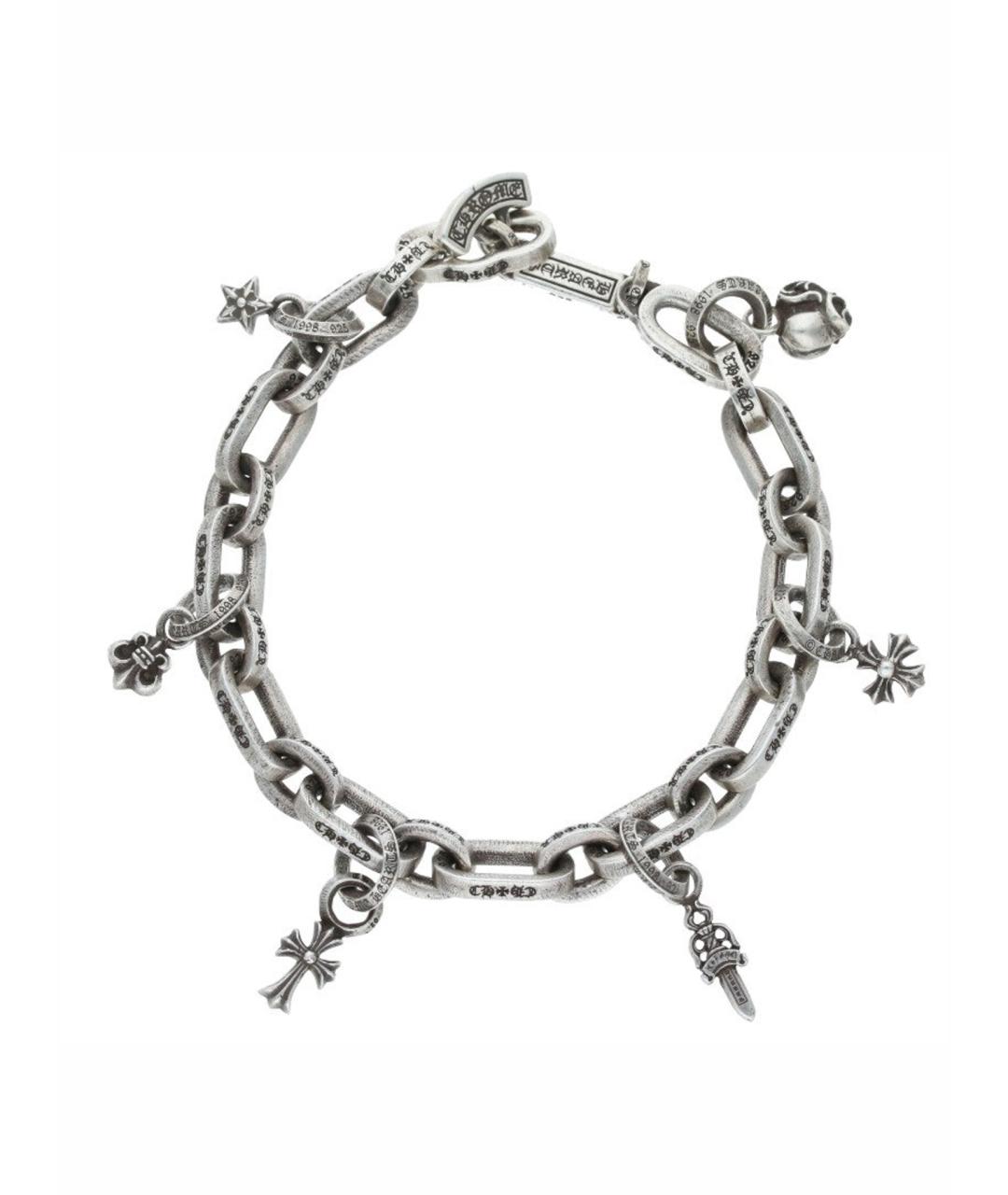 CHROME HEARTS Серебряная серебряная цепочка, фото 1