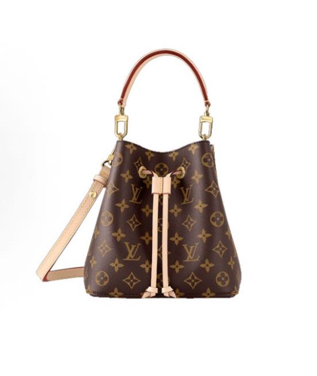 LOUIS VUITTON Коричневая сумка через плечо, фото 6