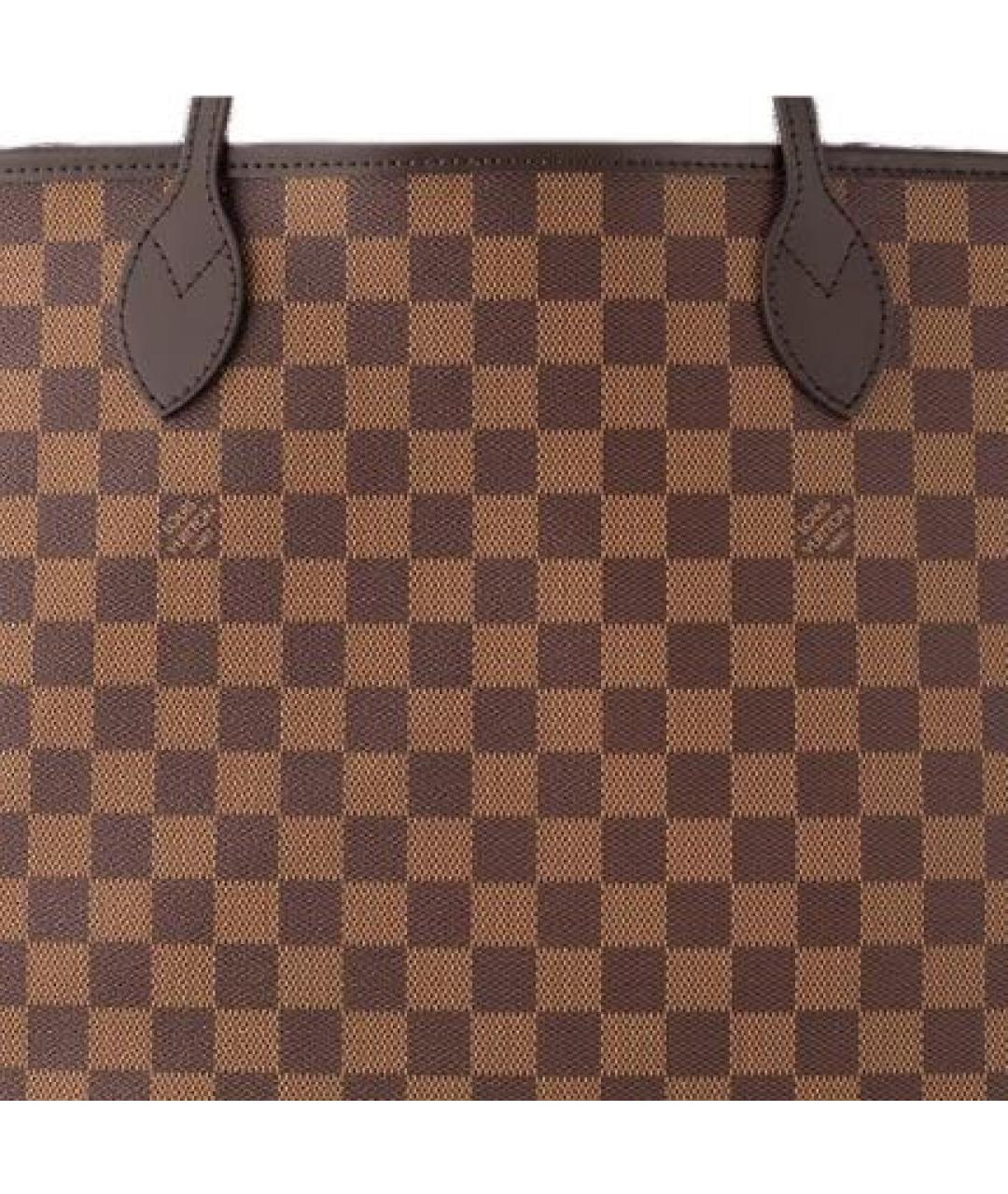 LOUIS VUITTON Коричневая сумка тоут, фото 4