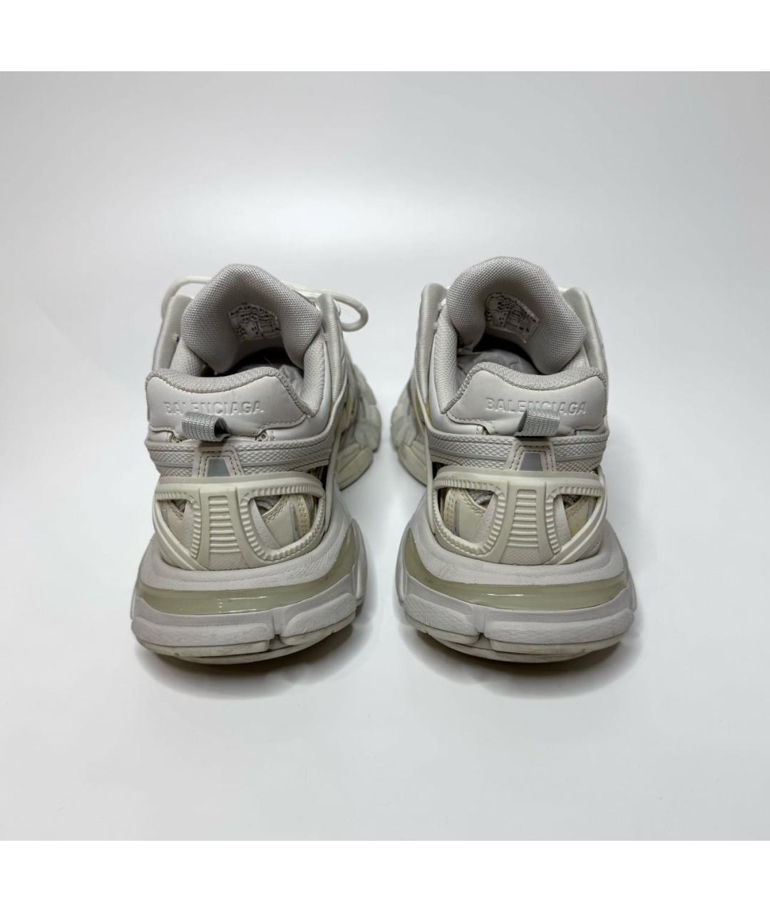 BALENCIAGA Белые текстильные кроссовки, фото 6