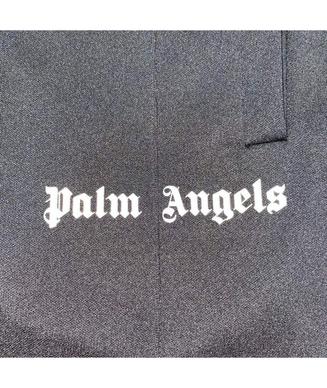 PALM ANGELS Черные полиэстеровые шорты, фото 3