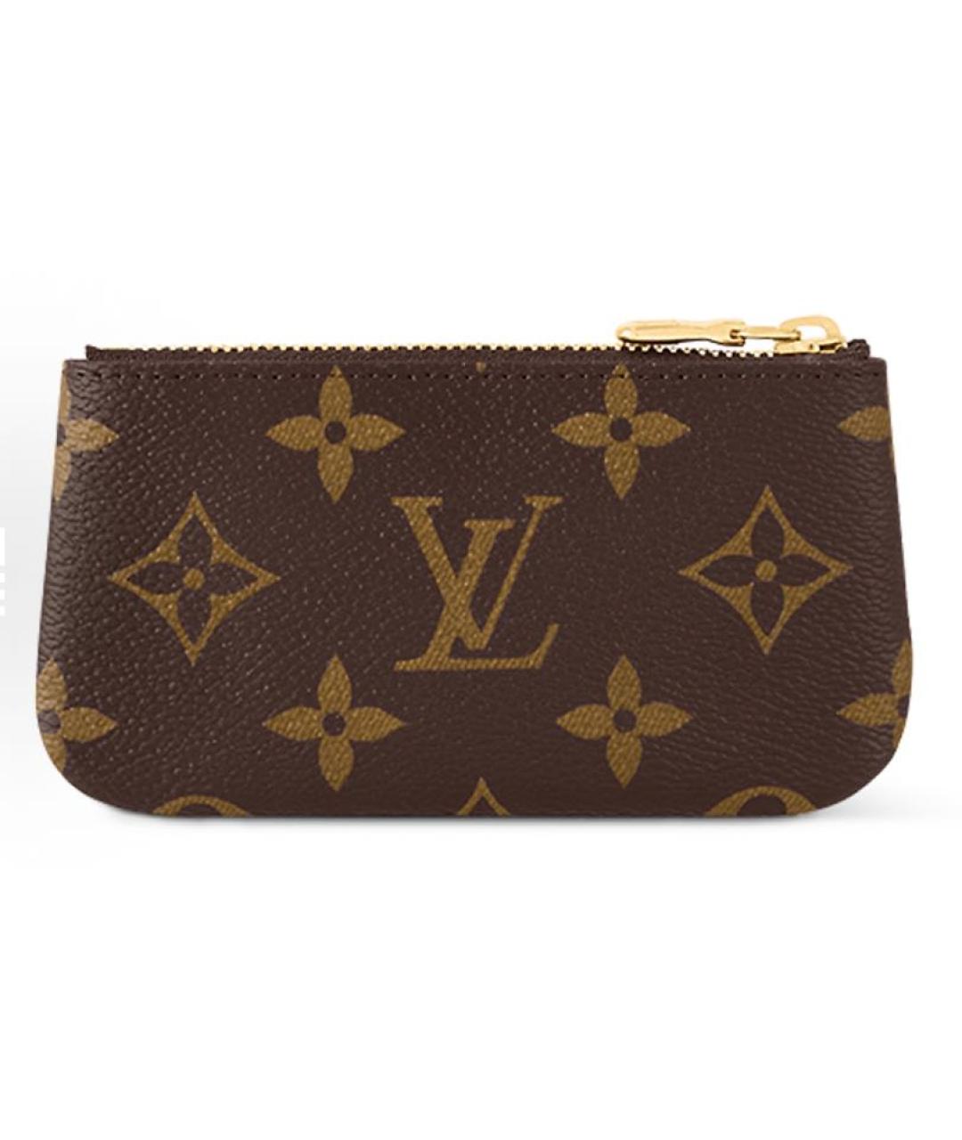 LOUIS VUITTON Коричневый брелок, фото 3