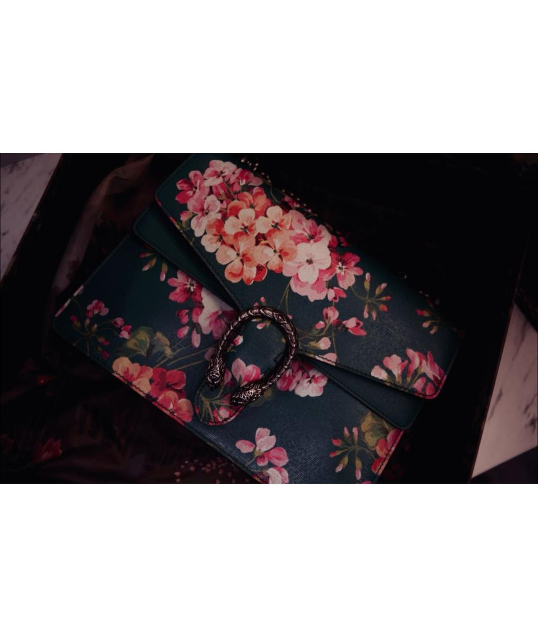 GUCCI Зеленая кожаная сумка через плечо, фото 6