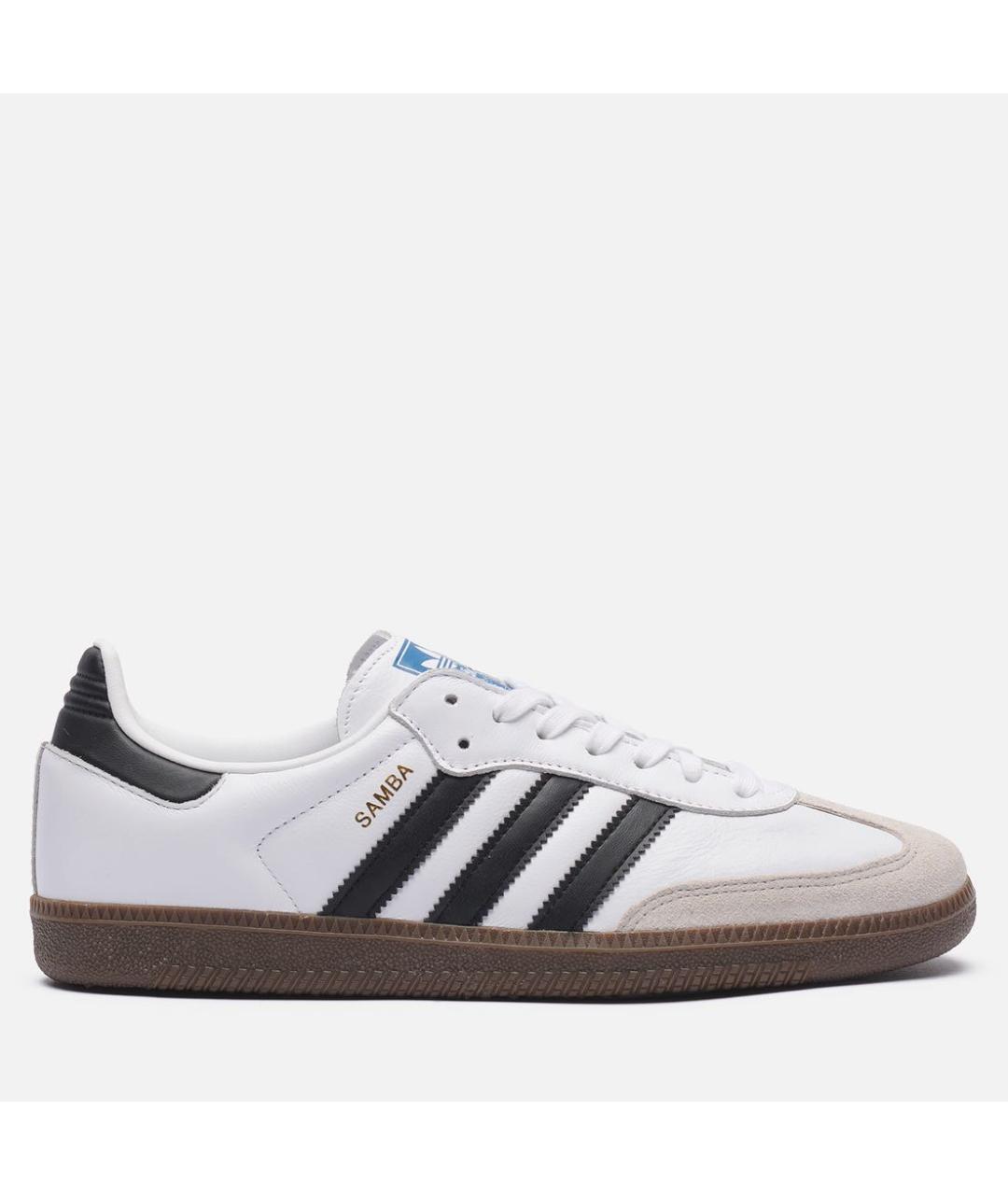 ADIDAS Белые кожаные кеды, фото 9