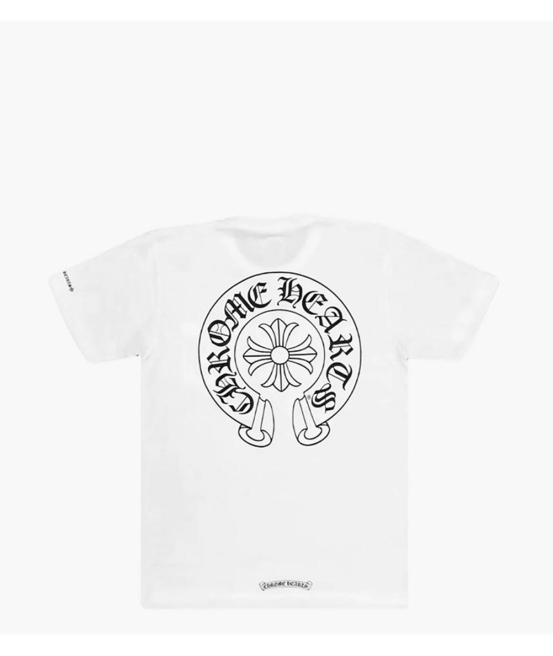 CHROME HEARTS Белая хлопковая футболка, фото 2