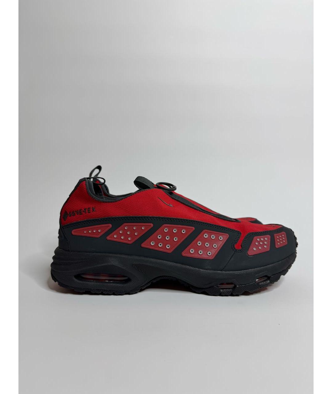 NIKE Красные синтетические низкие кроссовки / кеды, фото 8