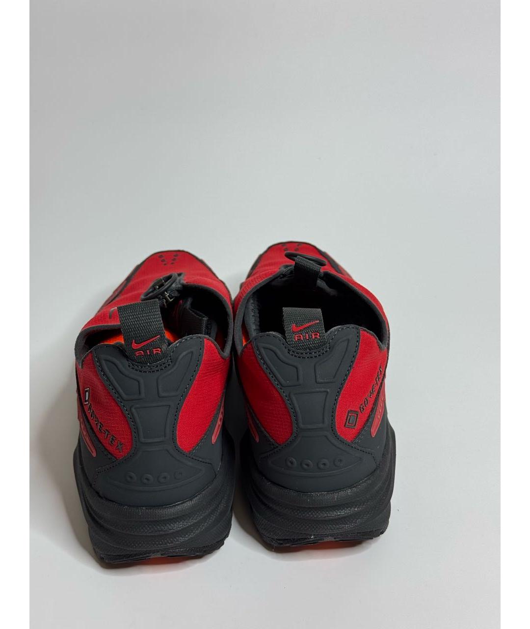 NIKE Красные синтетические низкие кроссовки / кеды, фото 4