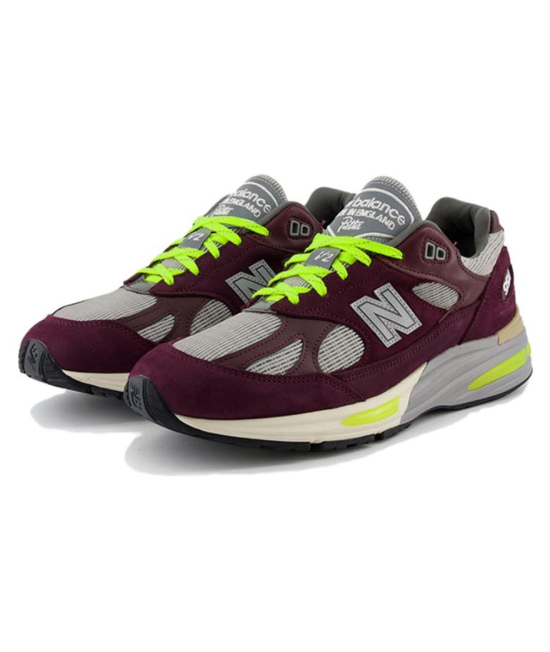 NEW BALANCE Бордовые кроссовки, фото 3