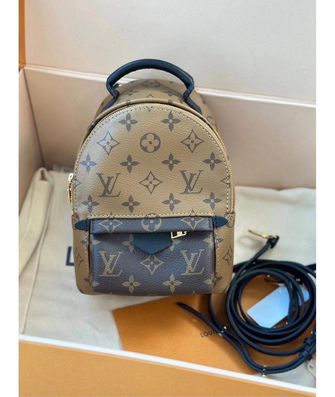 LOUIS VUITTON Коричневый рюкзак, фото 2