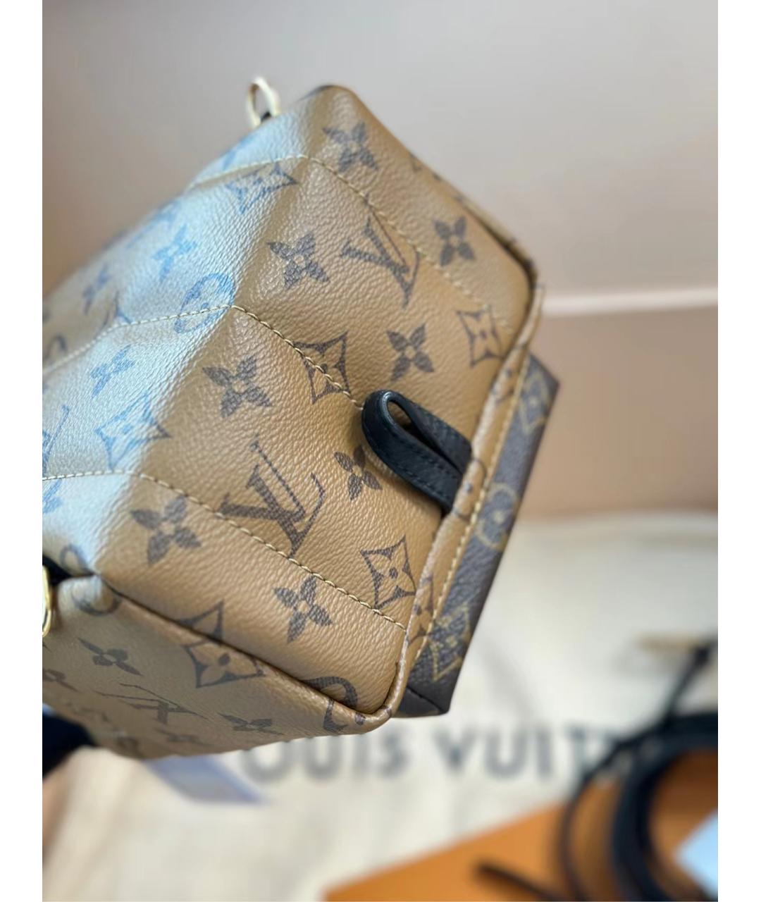 LOUIS VUITTON Коричневый рюкзак, фото 7