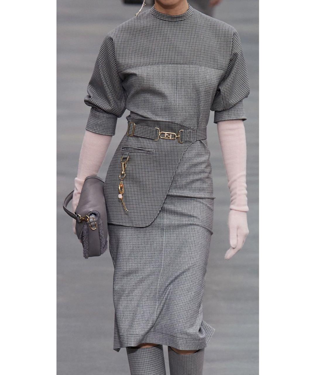 FENDI Юбка миди, фото 3
