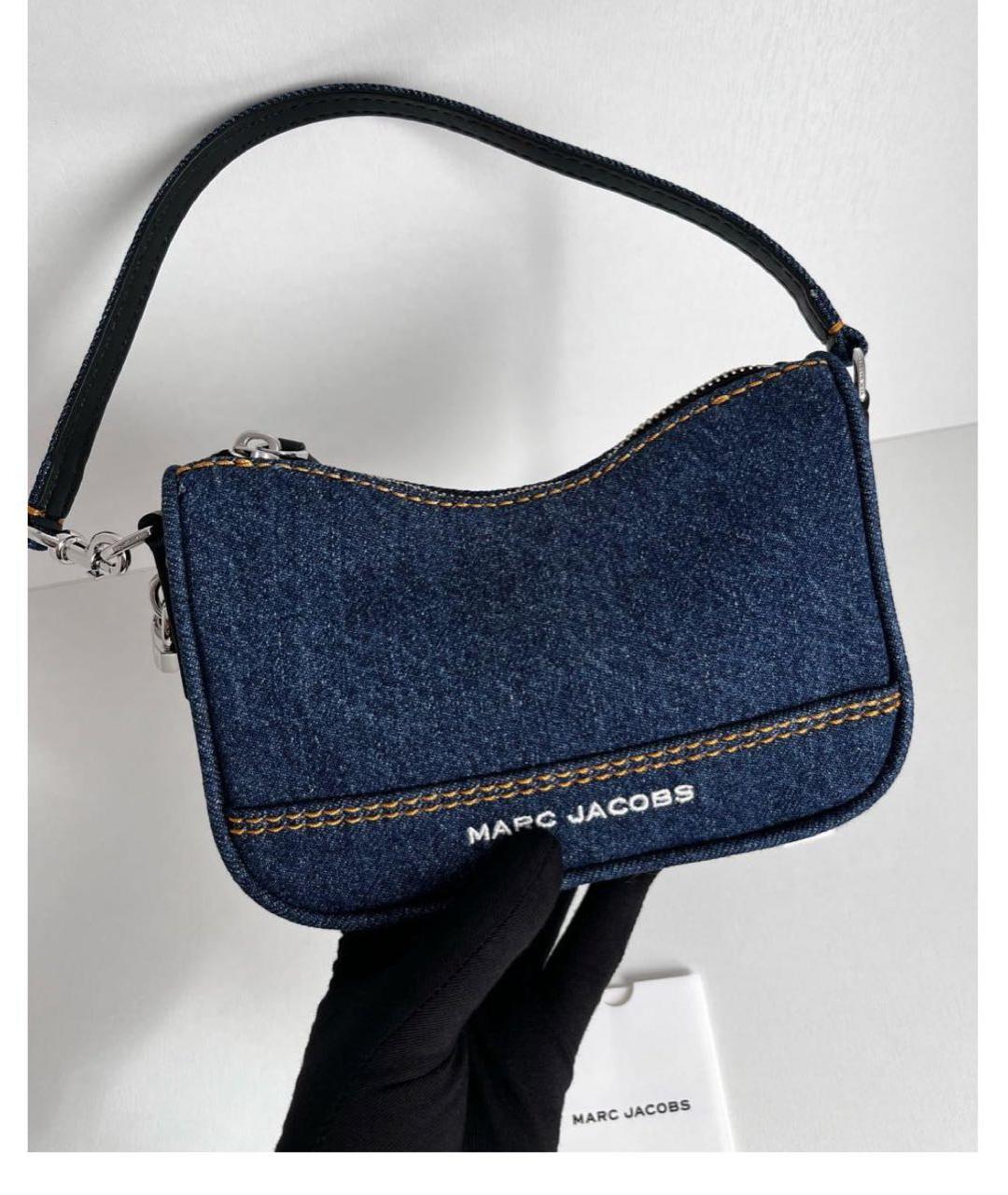 MARC JACOBS Темно-синяя деним сумка через плечо, фото 2