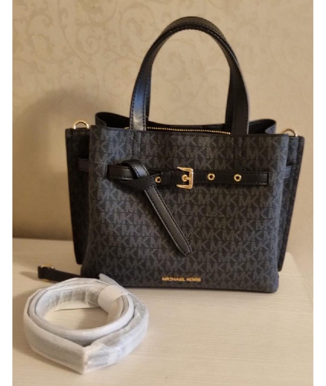 MICHAEL KORS Черная сумка с короткими ручками, фото 5