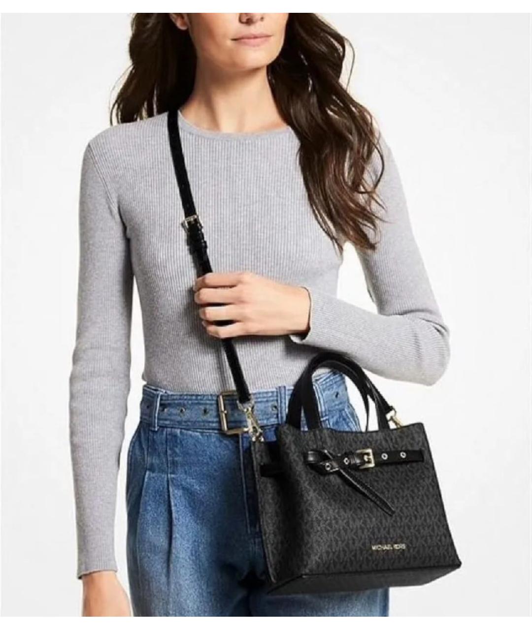 MICHAEL KORS Черная сумка с короткими ручками, фото 6