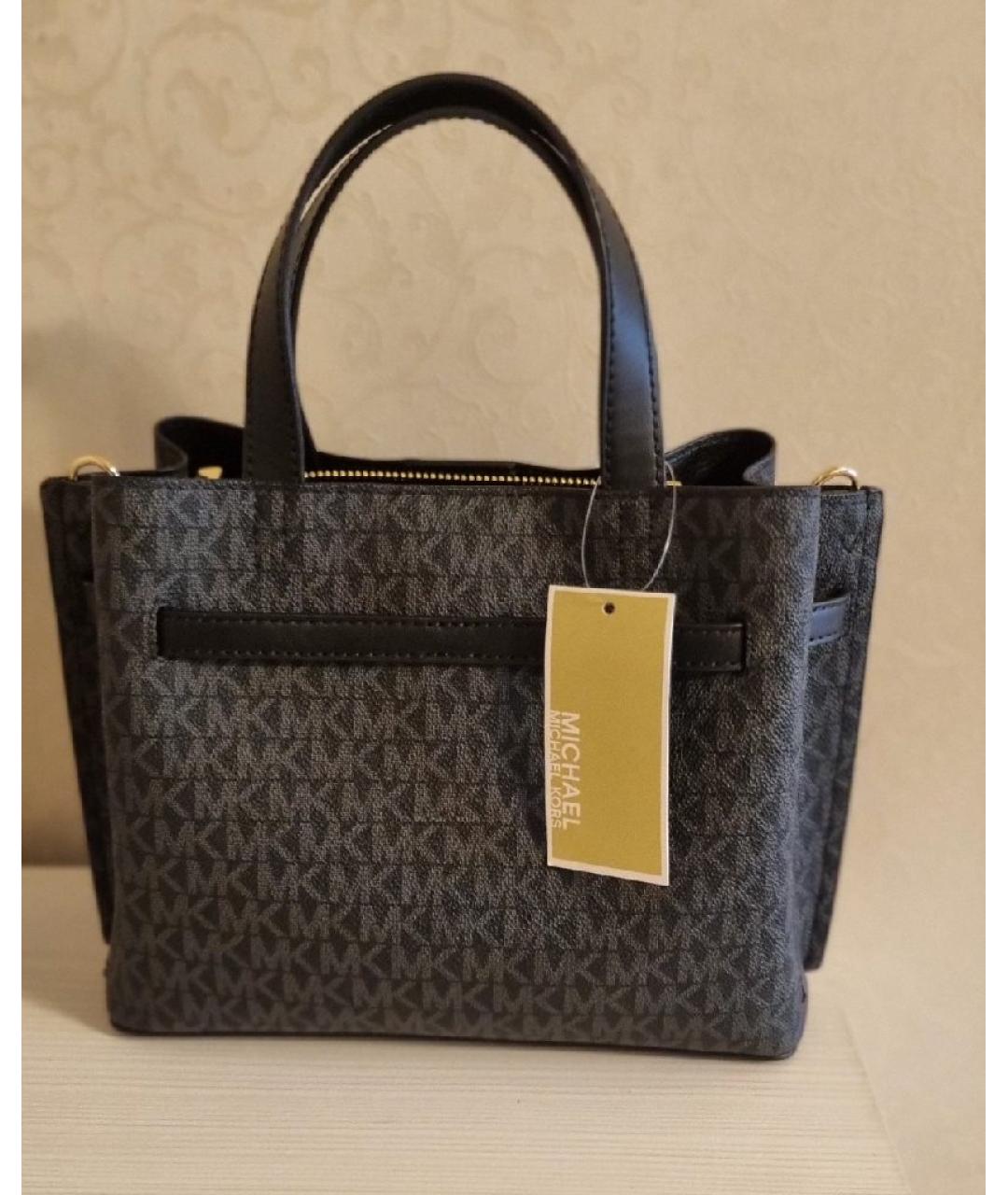 MICHAEL KORS Черная сумка с короткими ручками, фото 3