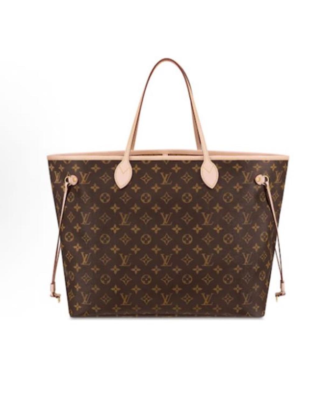LOUIS VUITTON Коричневая сумка тоут, фото 2