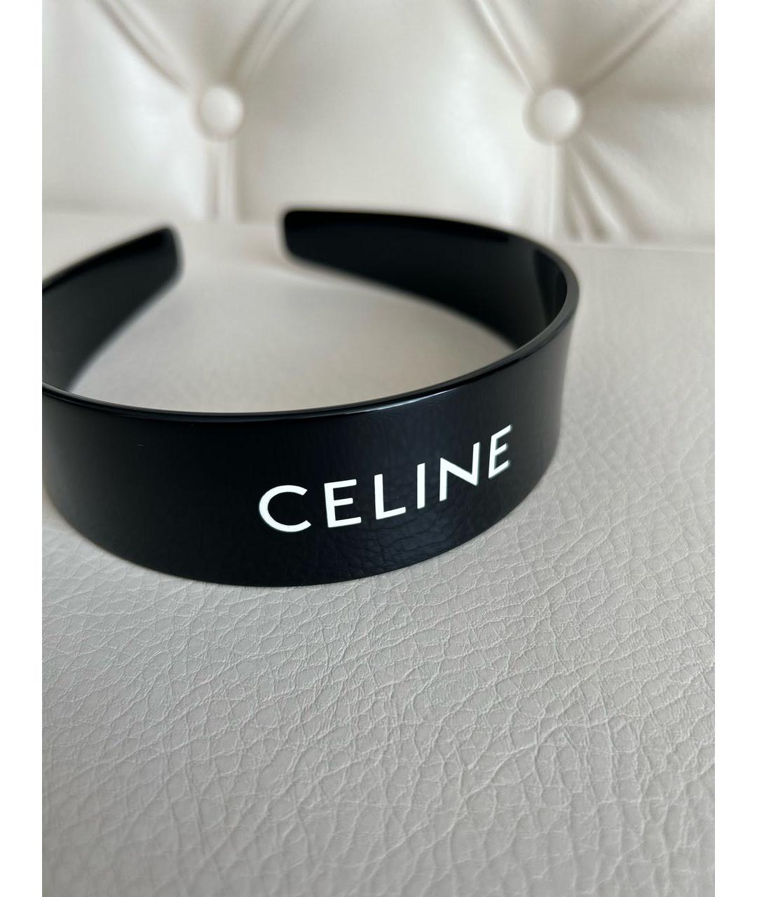 CELINE Черный ободок, фото 3