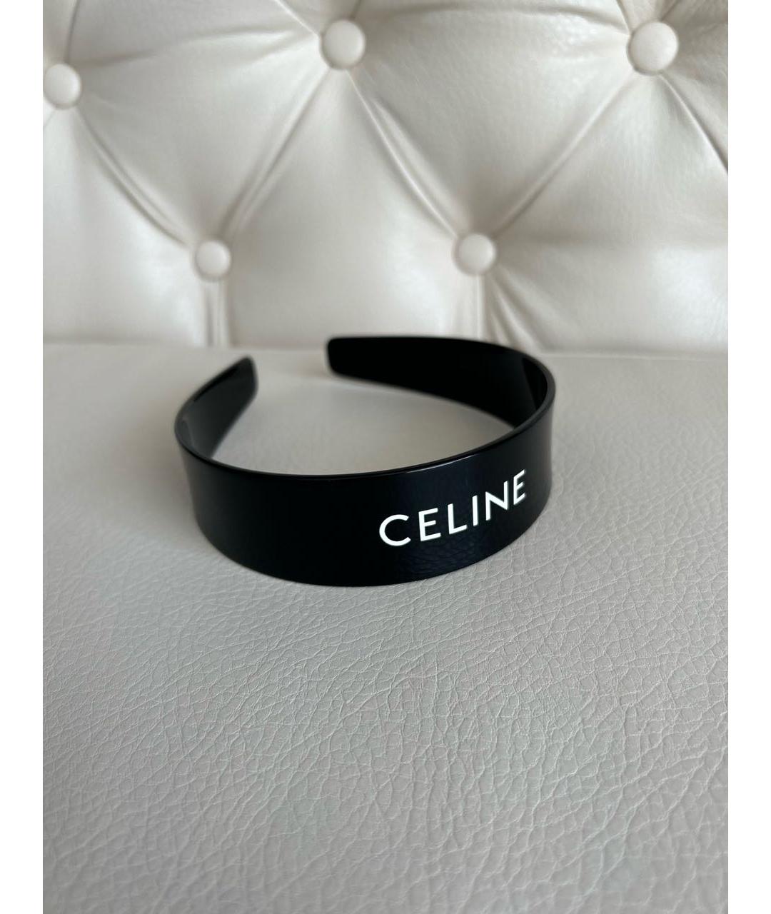 CELINE Черный ободок, фото 9