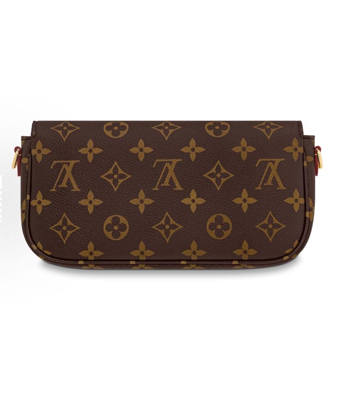 LOUIS VUITTON Коричневая сумка с короткими ручками, фото 3