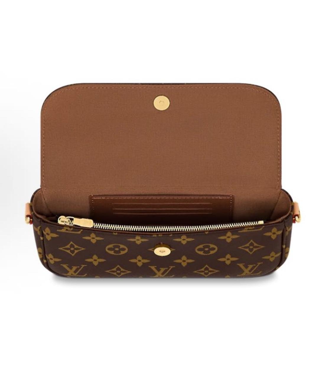 LOUIS VUITTON Коричневая сумка с короткими ручками, фото 4