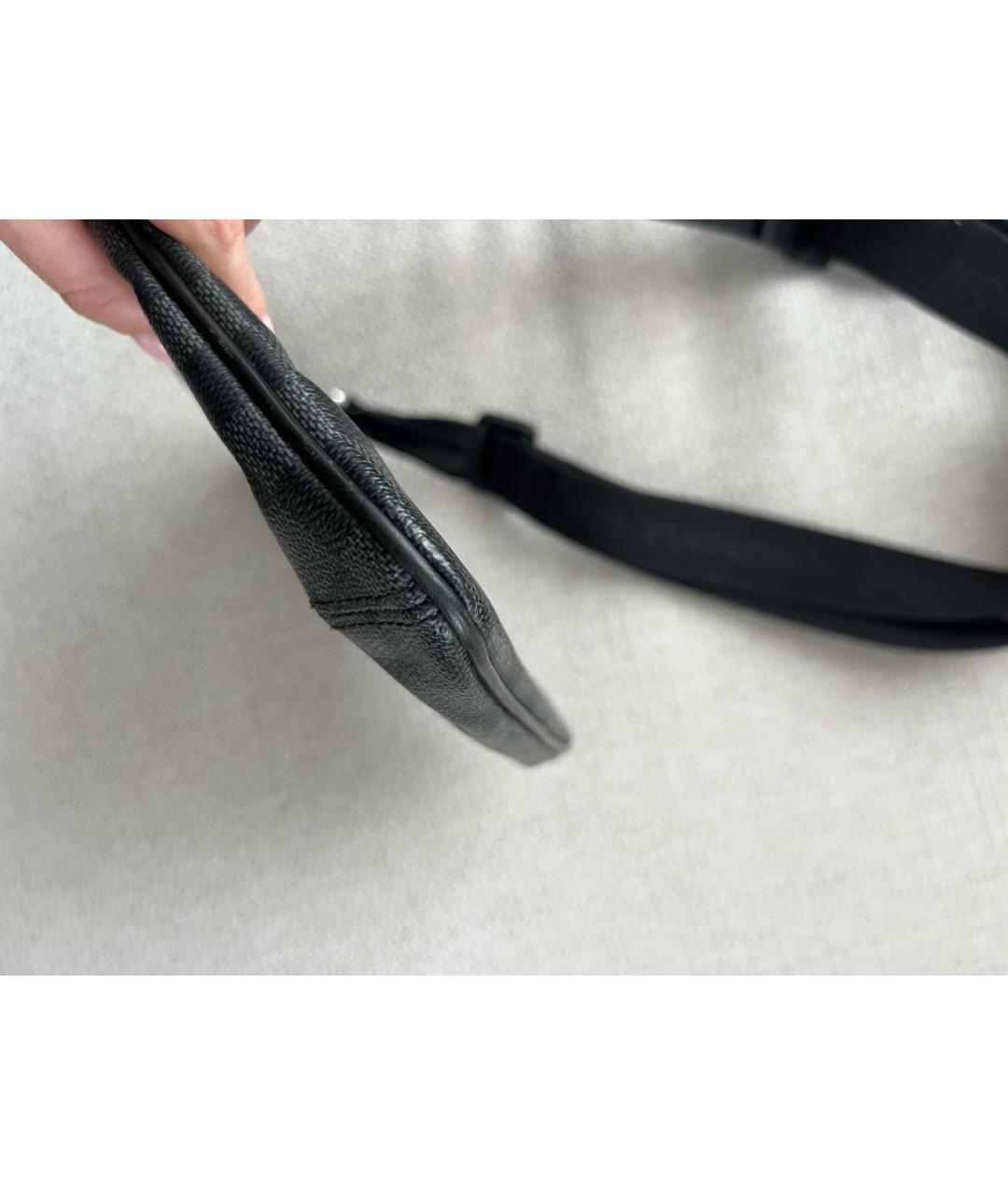 LOUIS VUITTON Черная сумка на плечо, фото 6