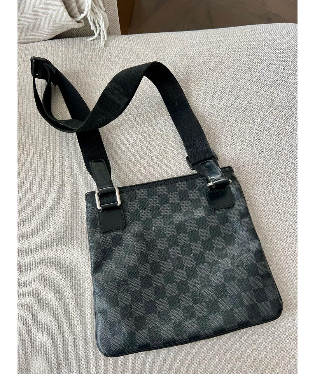 LOUIS VUITTON Черная сумка на плечо, фото 3