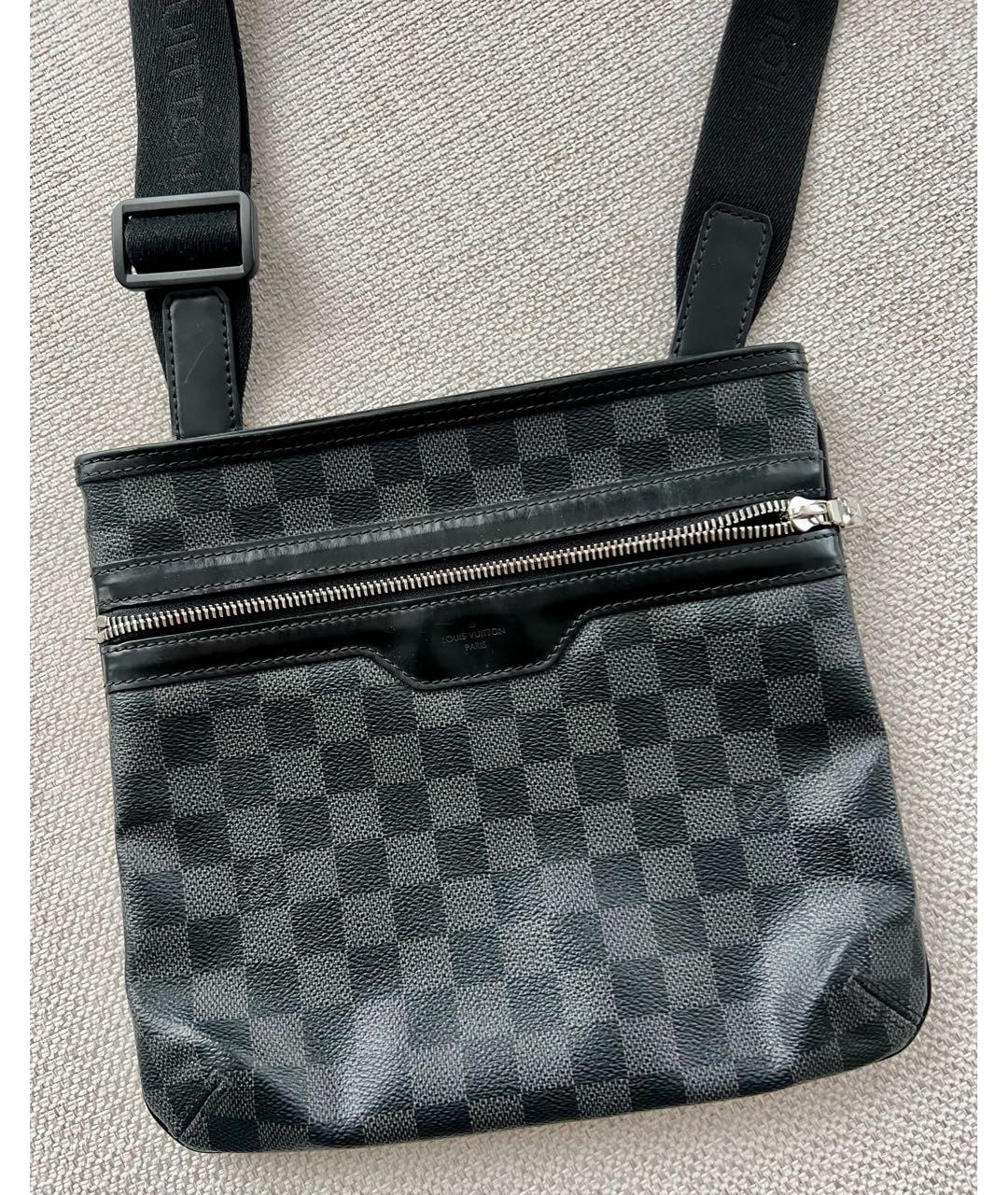 LOUIS VUITTON Черная сумка на плечо, фото 2